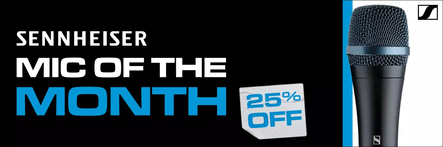 Get 25% off the Sennheiser Mic of the Month